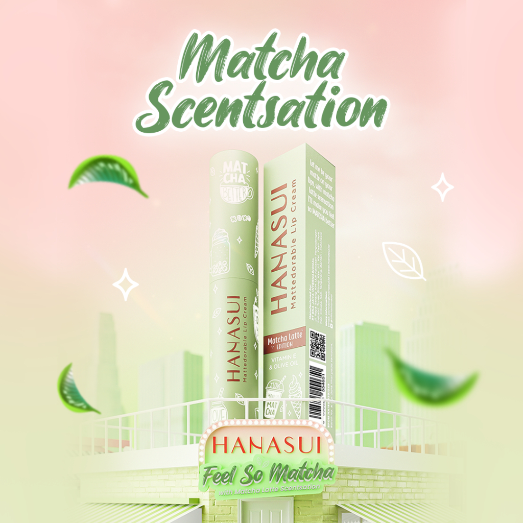 Hanasui Mattedorable Lip Cream MATCHA LATTE Edition - 06 Matchachoco