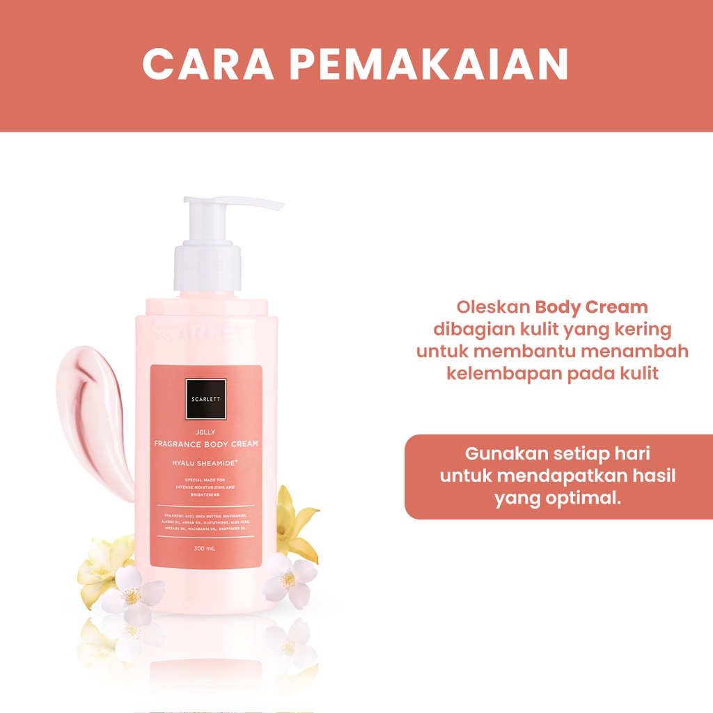 SCARLETT Fragrance Body Cream Jolly 300ml