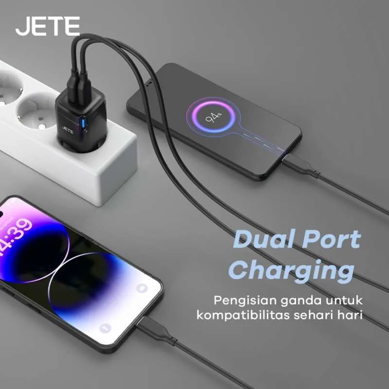 JETE Adaptor E31 20W - USB-C & USB-A Series