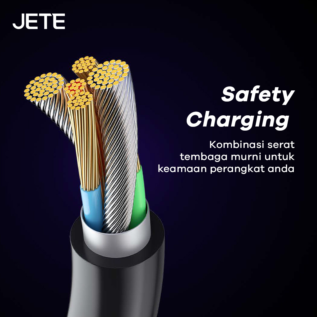JETE Kabel Power Delivery CX11 - Type-C to Type-C 3A