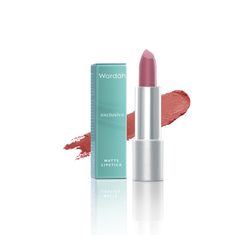 Wardah Exclusive Matte Lipstick 01 Pink * Wardah Exclusive Matte Lipstick 01 Pink *