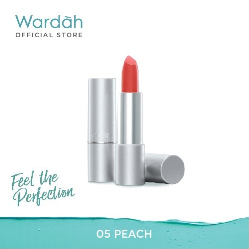Wardah Exclusive Matte Lipstick 05 Peach * Wardah Exclusive Matte Lipstick 05 Peach *