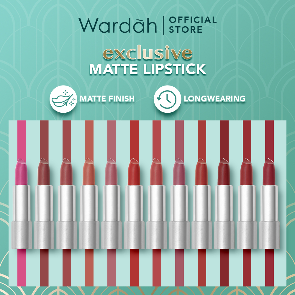 Wardah Exclusive Matte Lipstick 17 Gorgeous Pink *