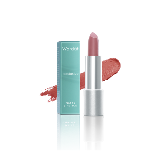 Wardah Exclusive Matte Lipstick 18 Rosy Pink * Wardah Exclusive Matte Lipstick 18 Rosy Pink *