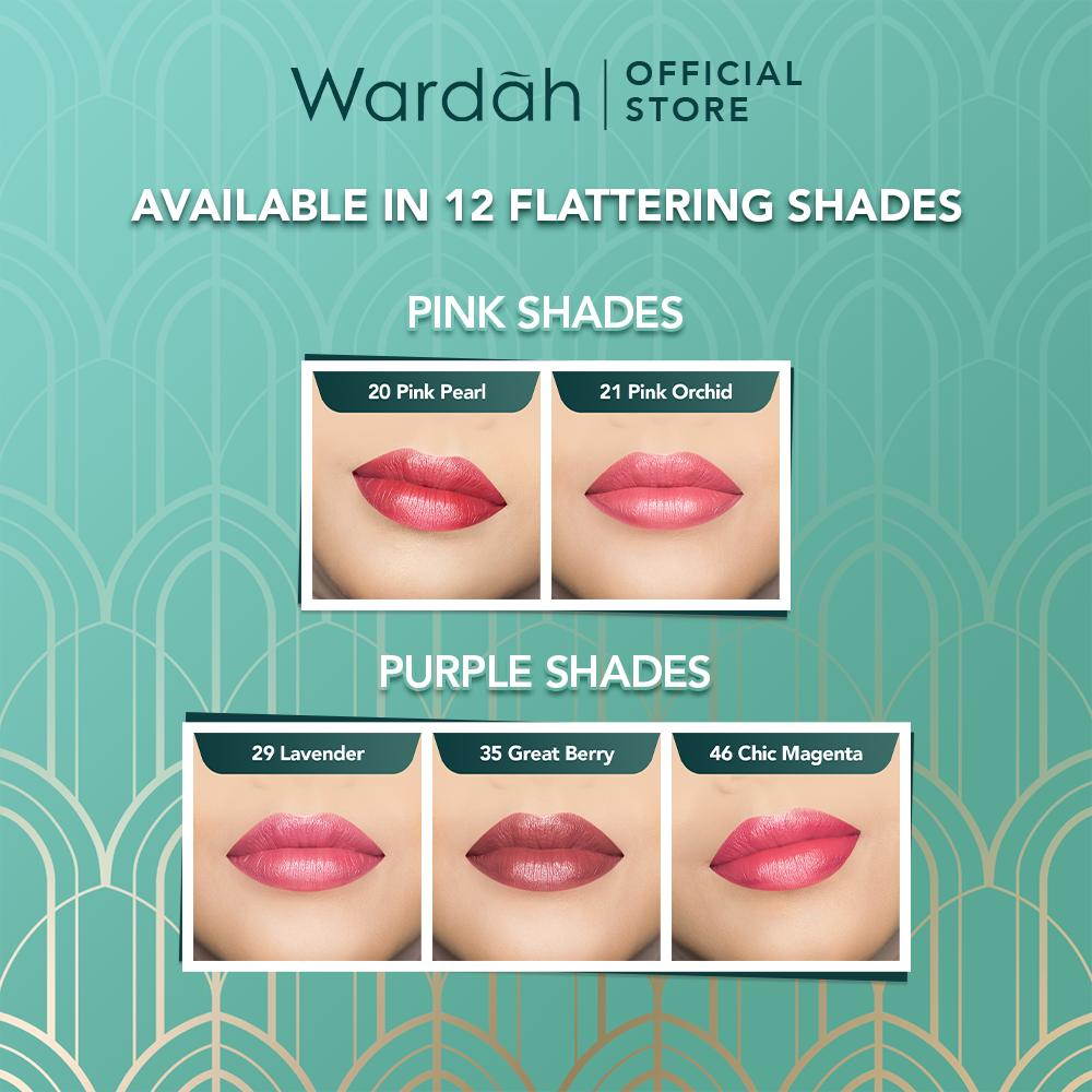 Wardah Exclusive Moist Lipstick 36 Sugary Pink *