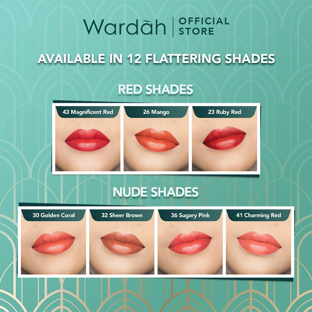 Wardah Exclusive Moist Lipstick 36 Sugary Pink *