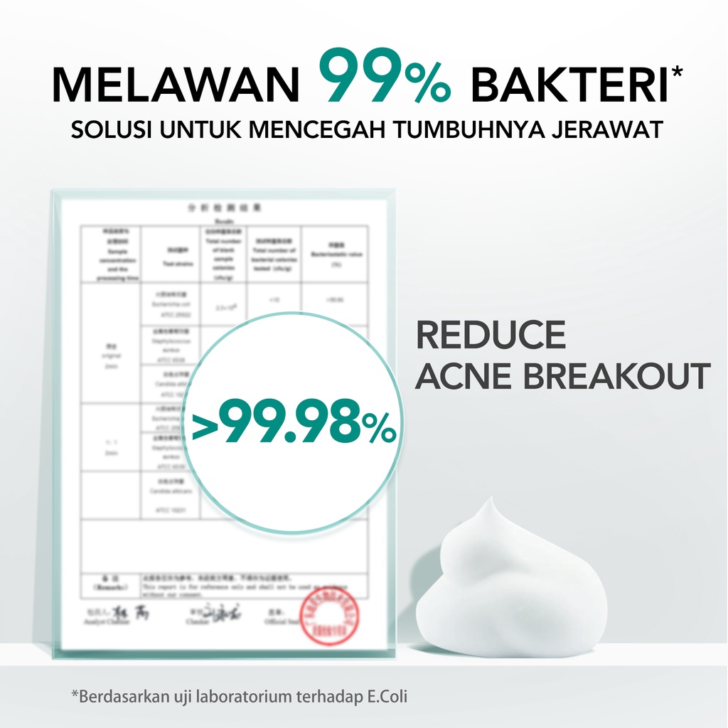 YOU Hy! Amino Bye-Byeteria Anti Bacterial Facial Wash 50gr (Tosca)