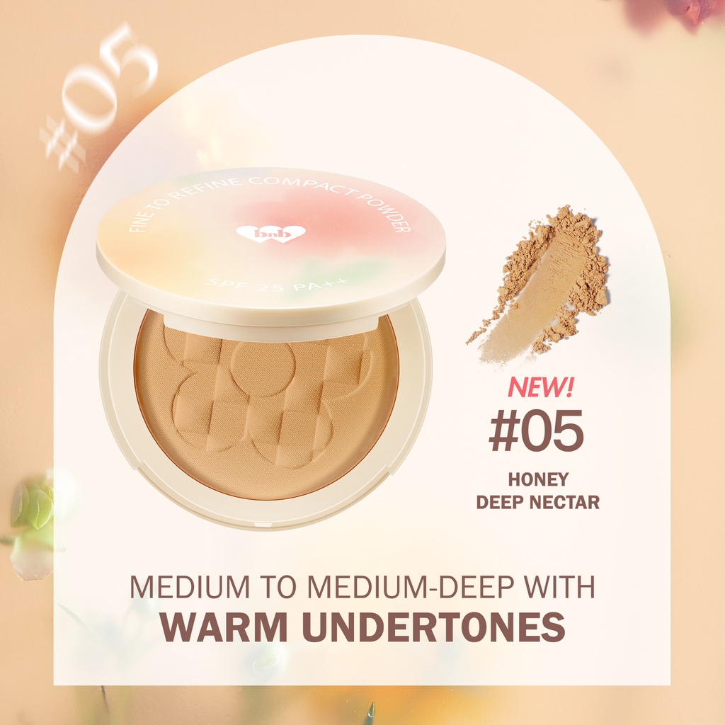 BNB Barenbliss Fine To Refine Compact Powder 05 Honey Deep Nectar