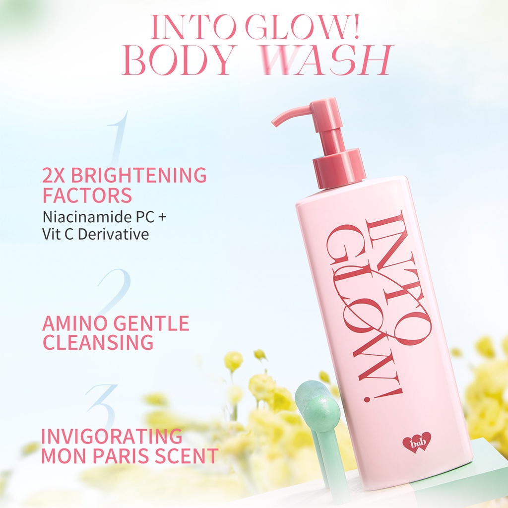 BNB Barenbliss Body Wash 400ml - Into Glow! Mon Paris Brightening