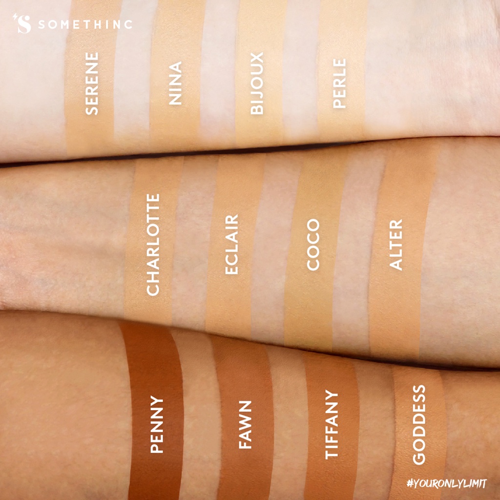 Somethinc Hooman Breathable UV Cushion SPF35 PA++++ REFILL - Perle (Cushion Matte)