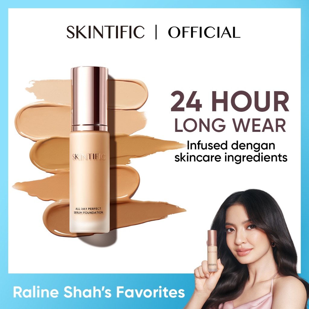 Skintific All Day Perfect Serum Foundation 25ml - 00 Porcelain