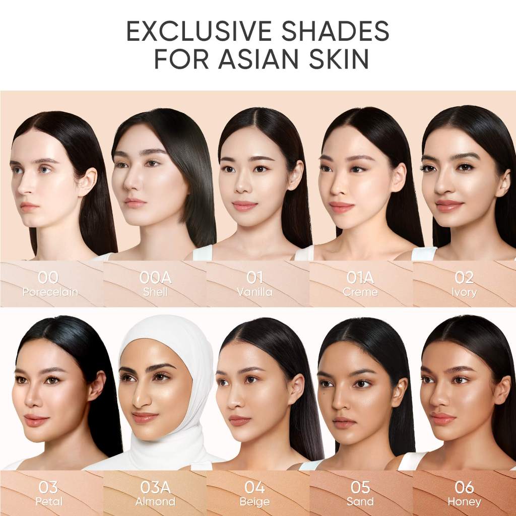 Skintific All Day Perfect Serum Foundation 25ml - 00 Porcelain