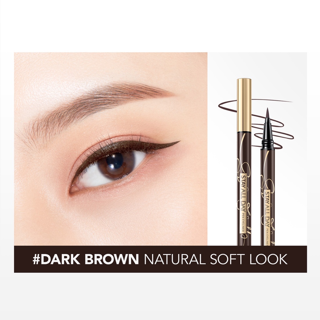 YOU Stay All Day Pen Eyeliner - 02 Dark Brown