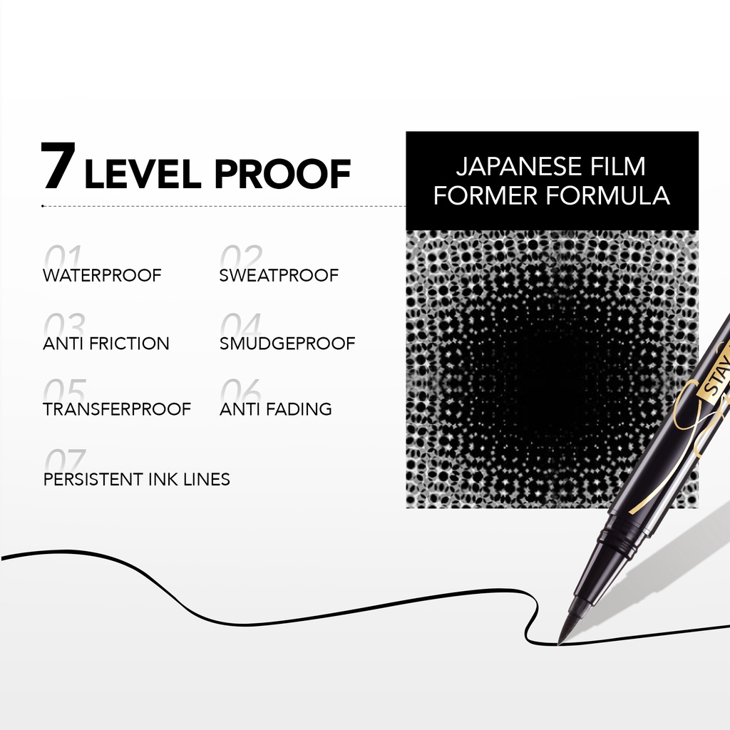 YOU Stay All Day Pen Eyeliner - 02 Dark Brown