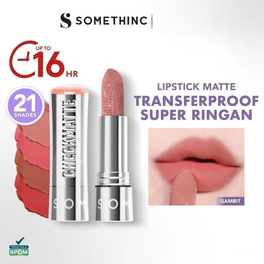 Somethinc Checkmatte Transferproof Lipstick 3.8gr - 13 Swipe
