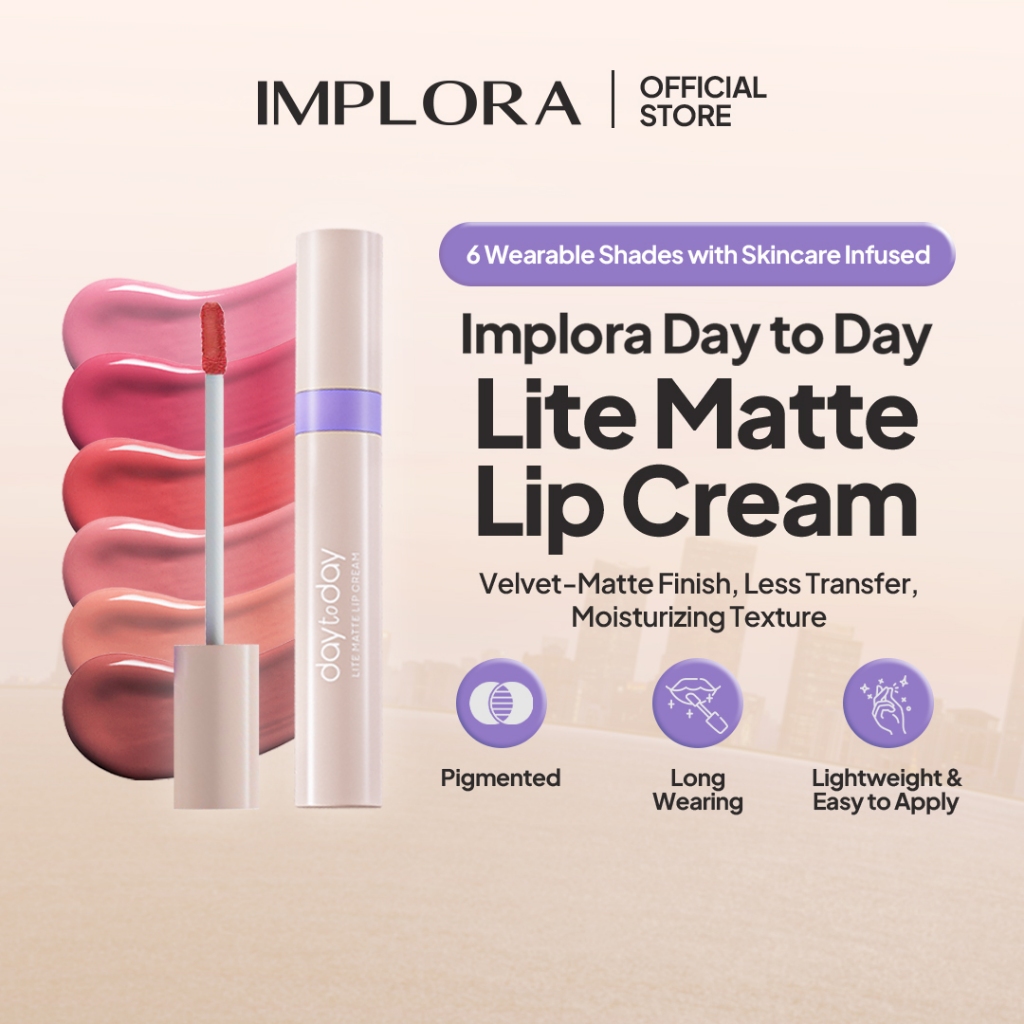 Implora Day to Day Series Lite Matte Lip Cream - 04 Humble