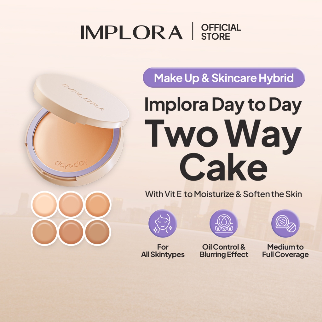 Implora Day to Day Series Two Way Cake - 01 Porcelain