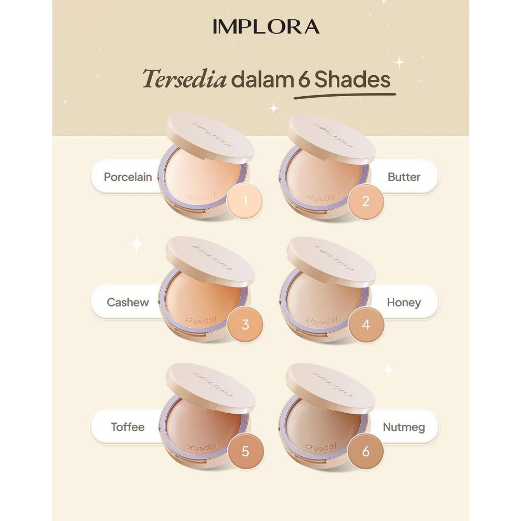 Implora Day to Day Series Two Way Cake REFILL - 02 Butter