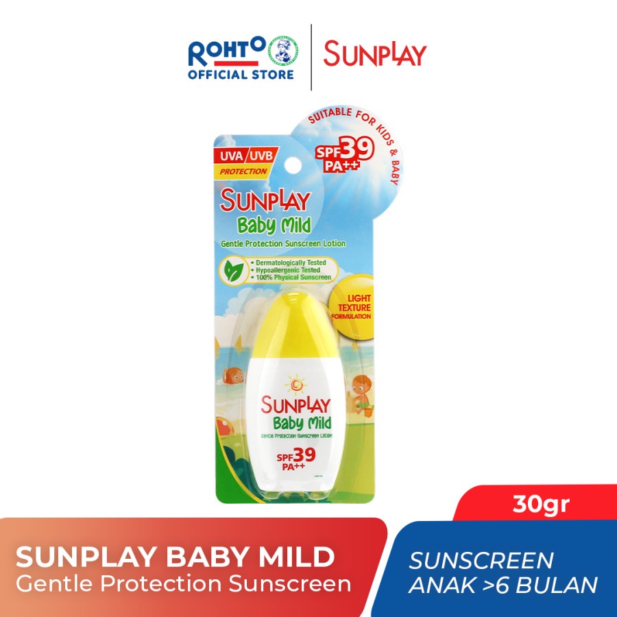 Sunplay Baby Mild Gentle Protection Sunscreen Lotion SPF39 PA++ 30gr