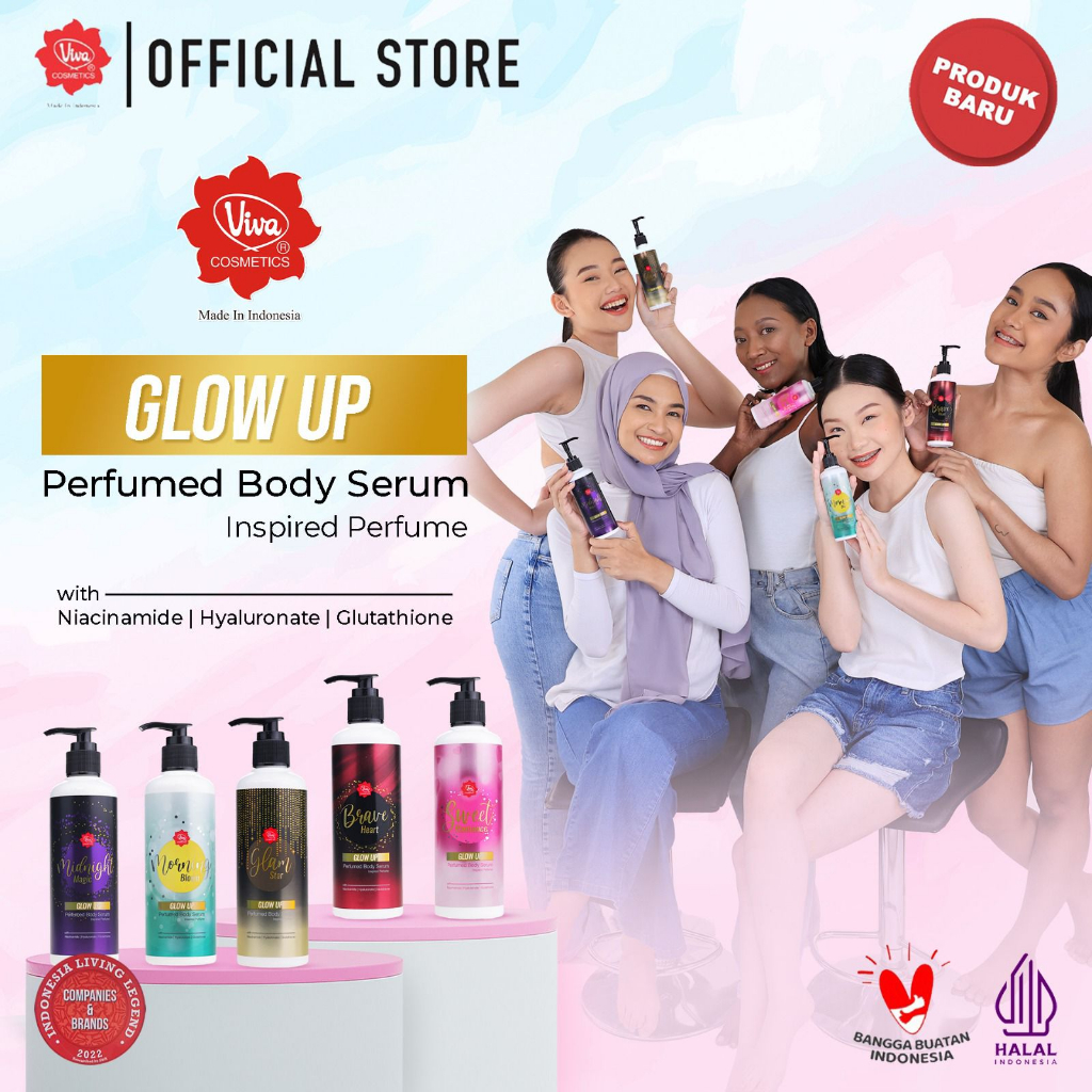 Viva Instant Brightening Perfumed Body Serum 230ml - Morning Bloom