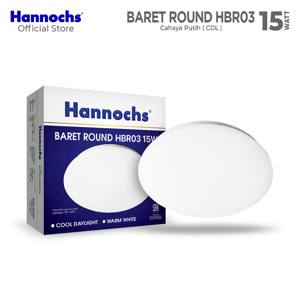 Hannochs HBR03 Mini Baret Round LED CDL 15 Watt (15W)