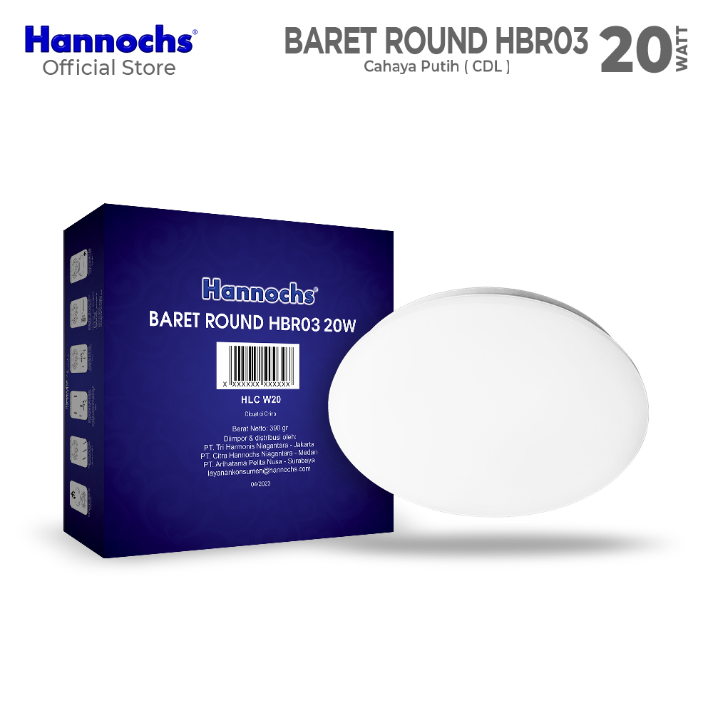 Hannochs HBR03 Mini Baret Round LED CDL 20 Watt (20W)