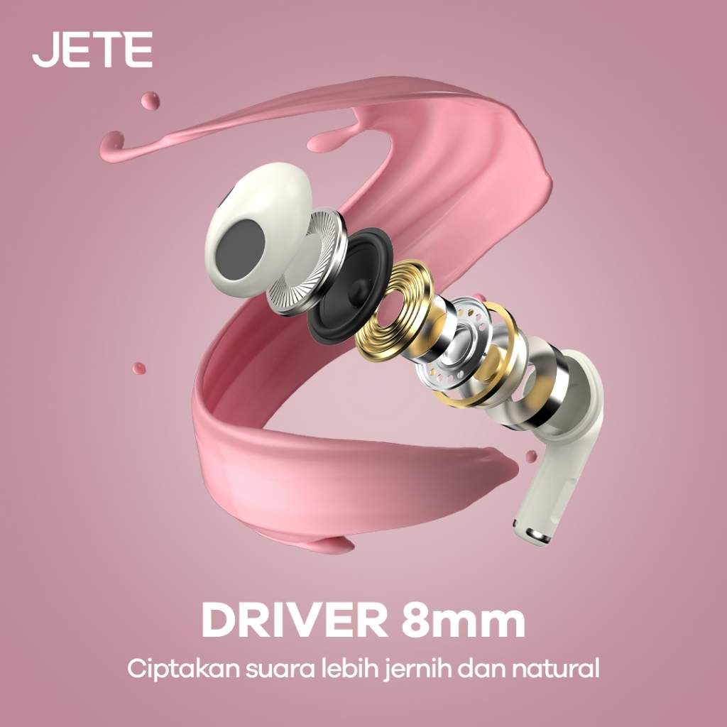 JETE Handsfree Bluetooth TWS FS2 Green - Brewed For Music Lovers 300mAh