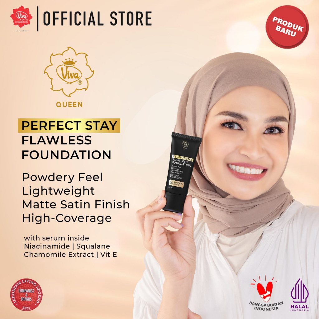 Viva Queen Perfect Stay Flawless Foundation 30gr - 03 Sand Beige