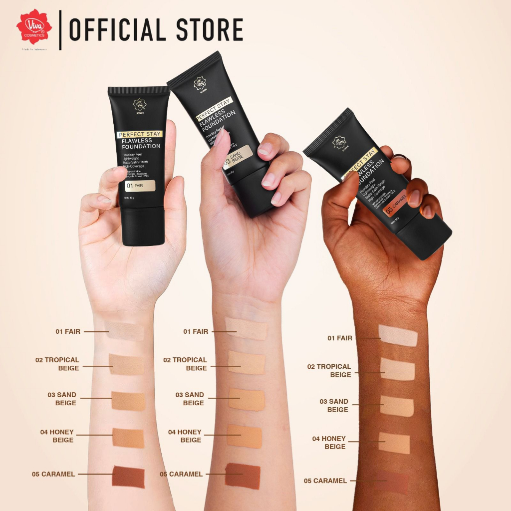 Viva Queen Perfect Stay Flawless Foundation 30gr - 04 Honey Beige