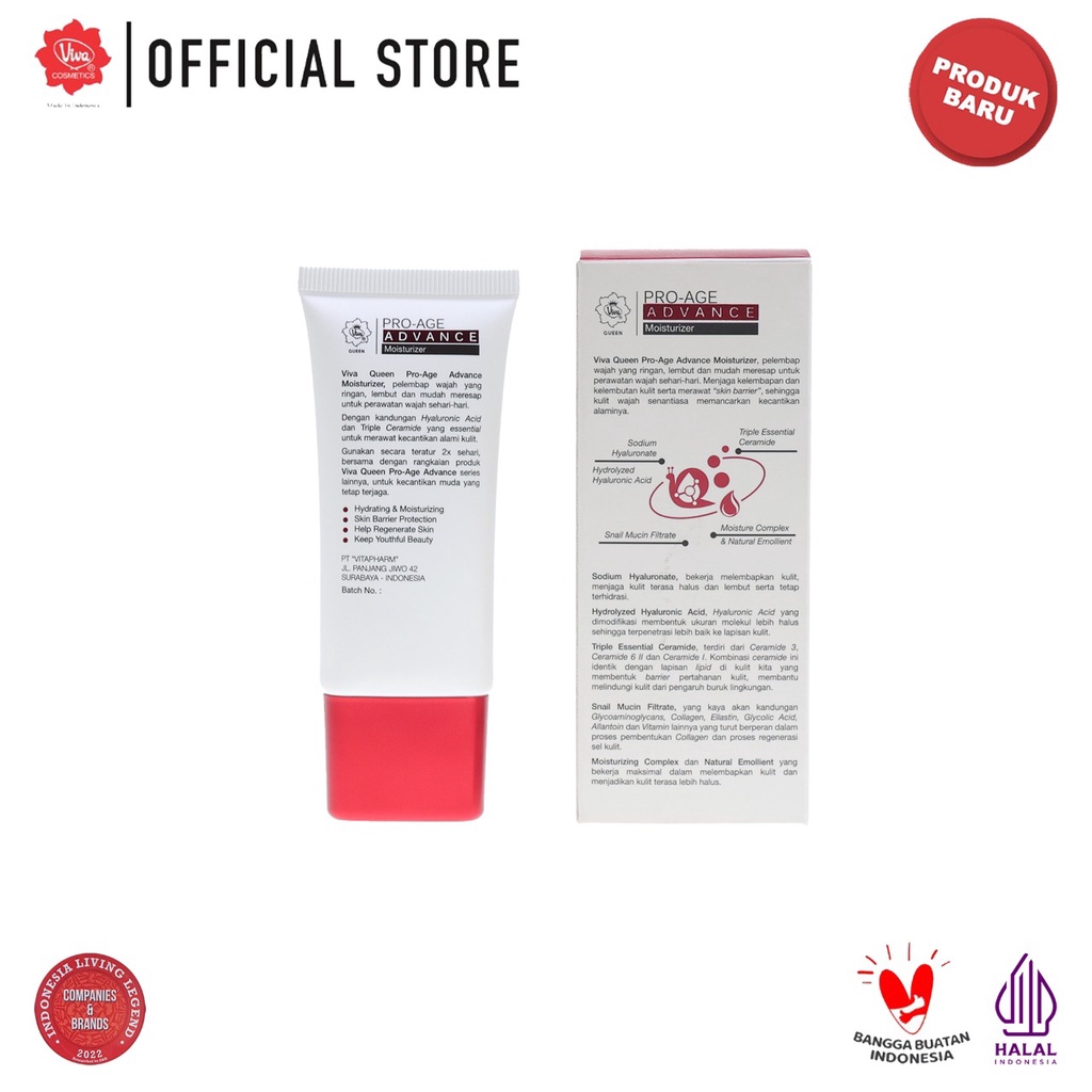 Viva Queen Pro-Age Advance Moisturizer 30gr