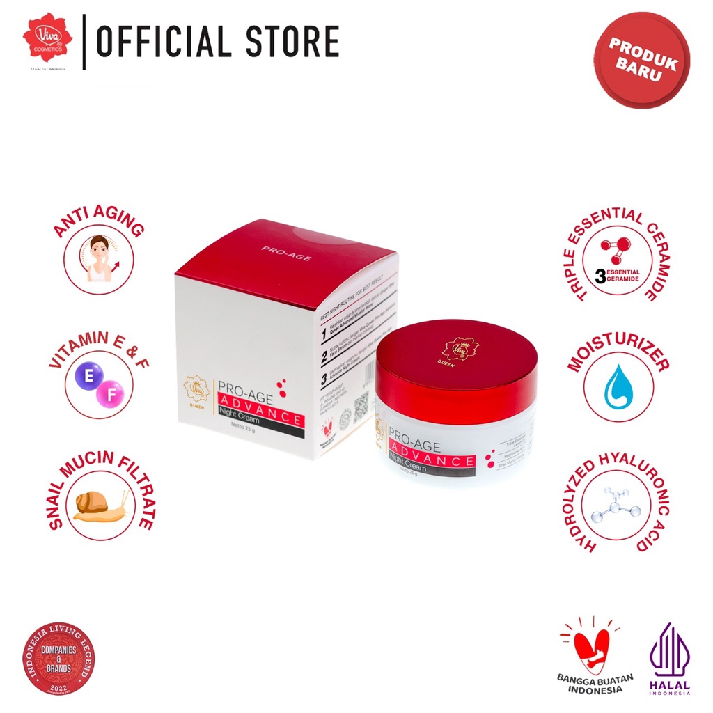 Viva Queen Pro-Age Advance Night Cream 25gr