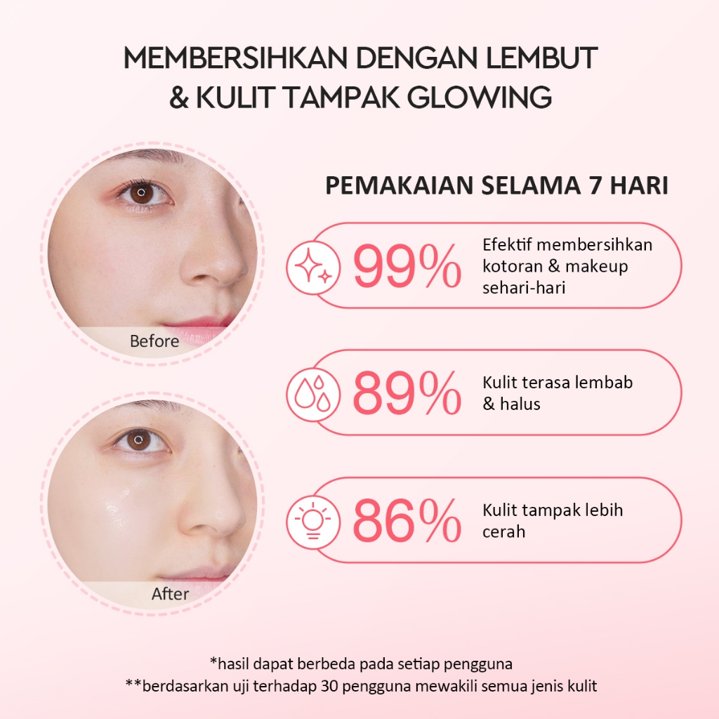 Glad 2 Glow Cleanser - Milk Amino Acids Gentle 80gr