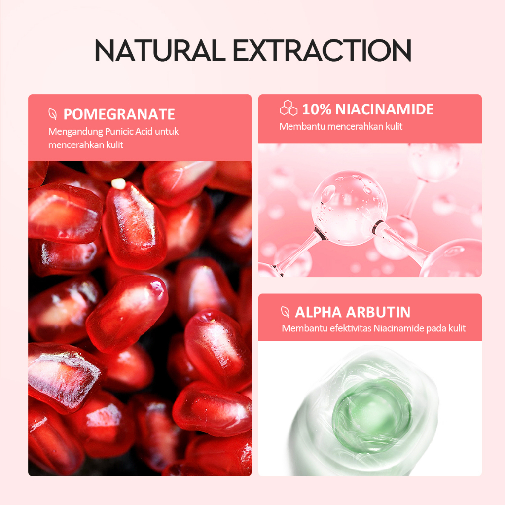 Glad 2 Glow Serum - Pomegranate Niacinamide Power Bright 17ml