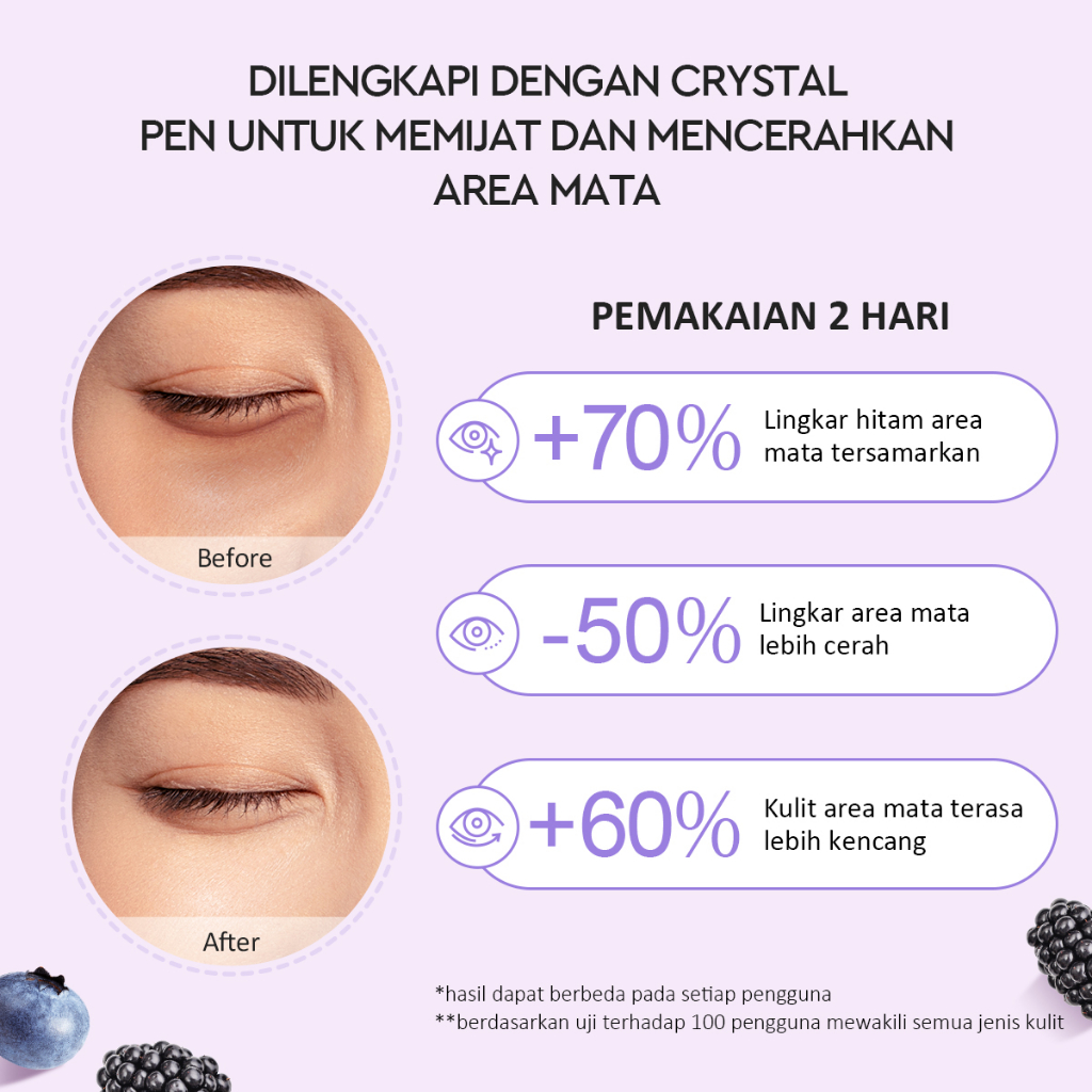 Glad 2 Glow Berry Peptide Brightening Eye Cream 15gr