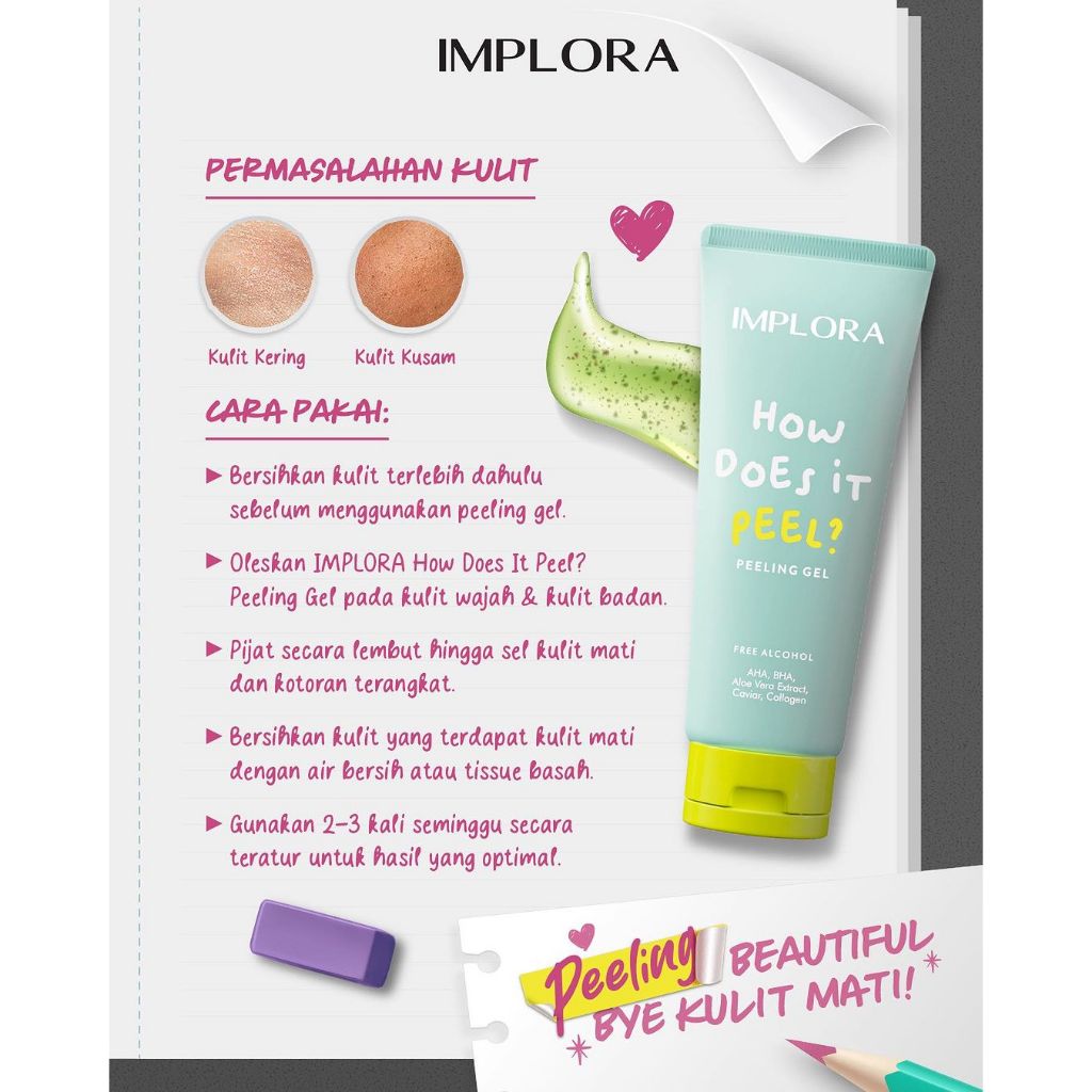 Implora How Does It Peel Peeling Gel 100gr