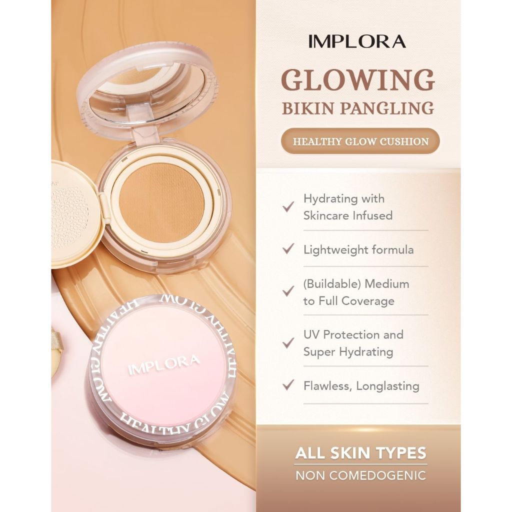 Implora Healthy Glow Cushion REFILL - 01 Ivory