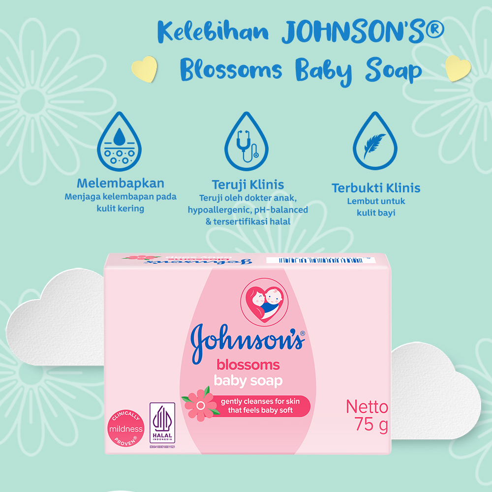 Johnsons Baby Soap 75gr - Blossoms