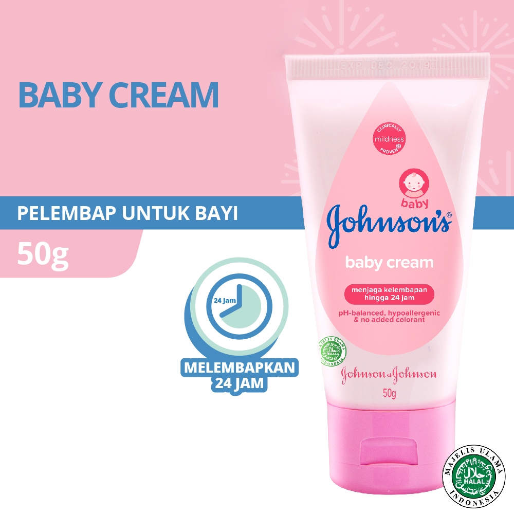 Johnsons Baby Cream Tube 50gr