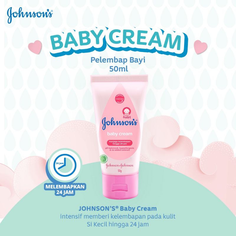 Johnsons Baby Cream Tube 50gr