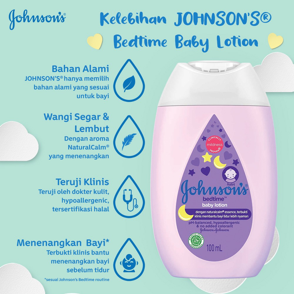 Johnsons Baby Lotion 100ml - Bedtime