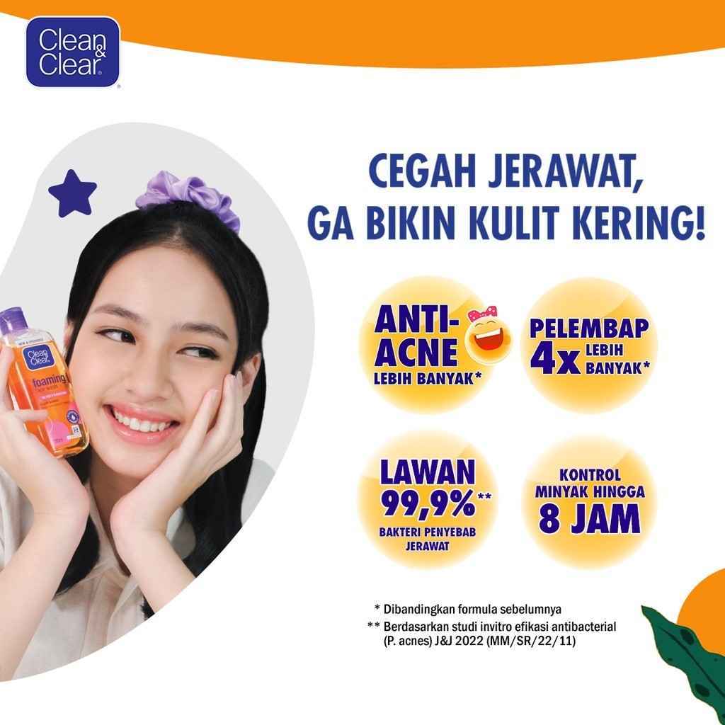 Clean & Clear Foaming Face Wash 100ml