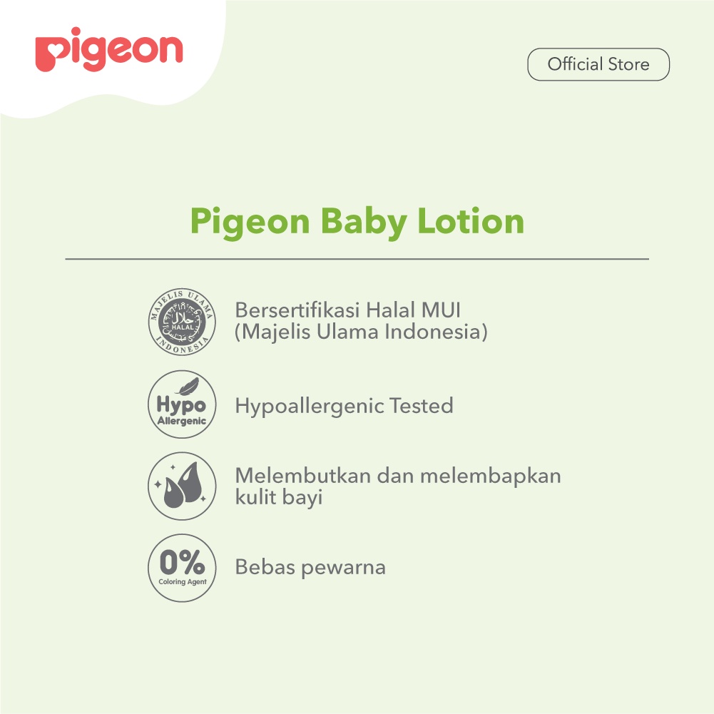 Pigeon Baby Lotion 100ml - Jojoba & Chamomile