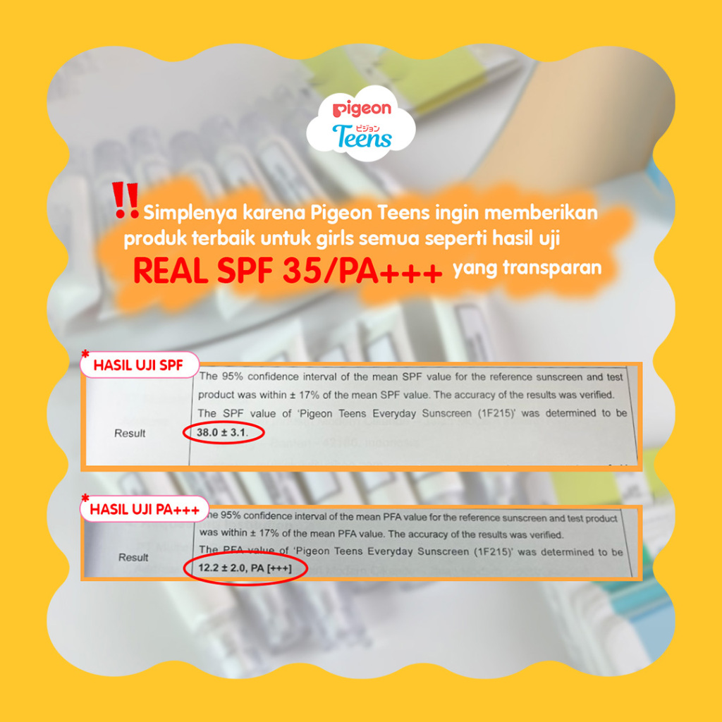 Pigeon Teens Everyday Sunscreen SPF 35 PA+++ 60ml