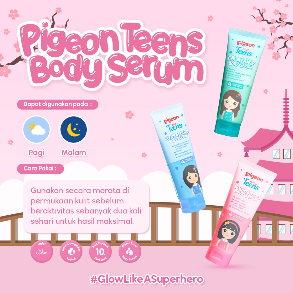 Pigeon Teens Body Serum 100ml - Hydra Squad