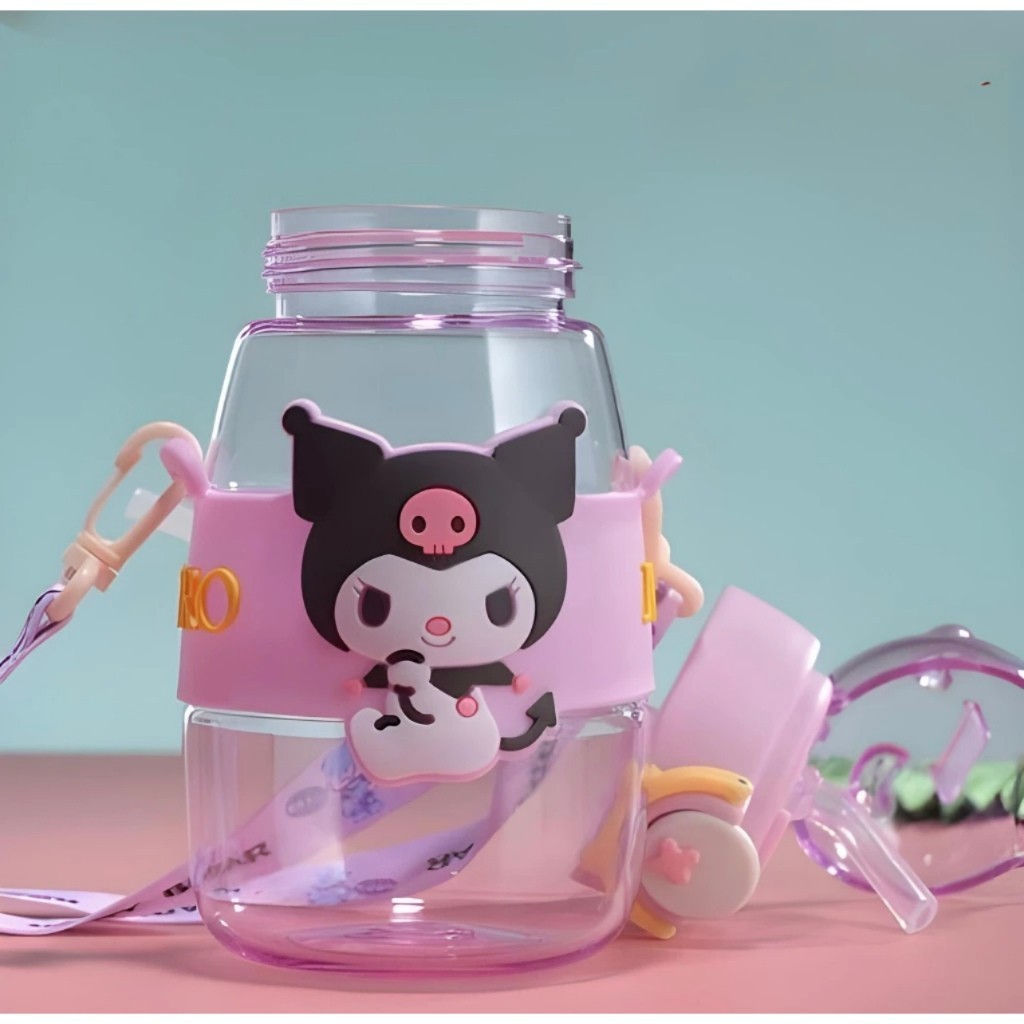 Botol Minum Anak Karakter Sanrio Series - Free Tali Strap + Stiker