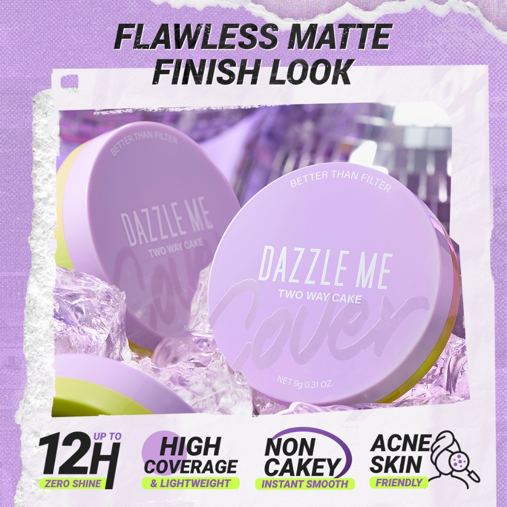 DAZZLE Me Better Than Filter Two Way Cake - W06 Deep Cocoa