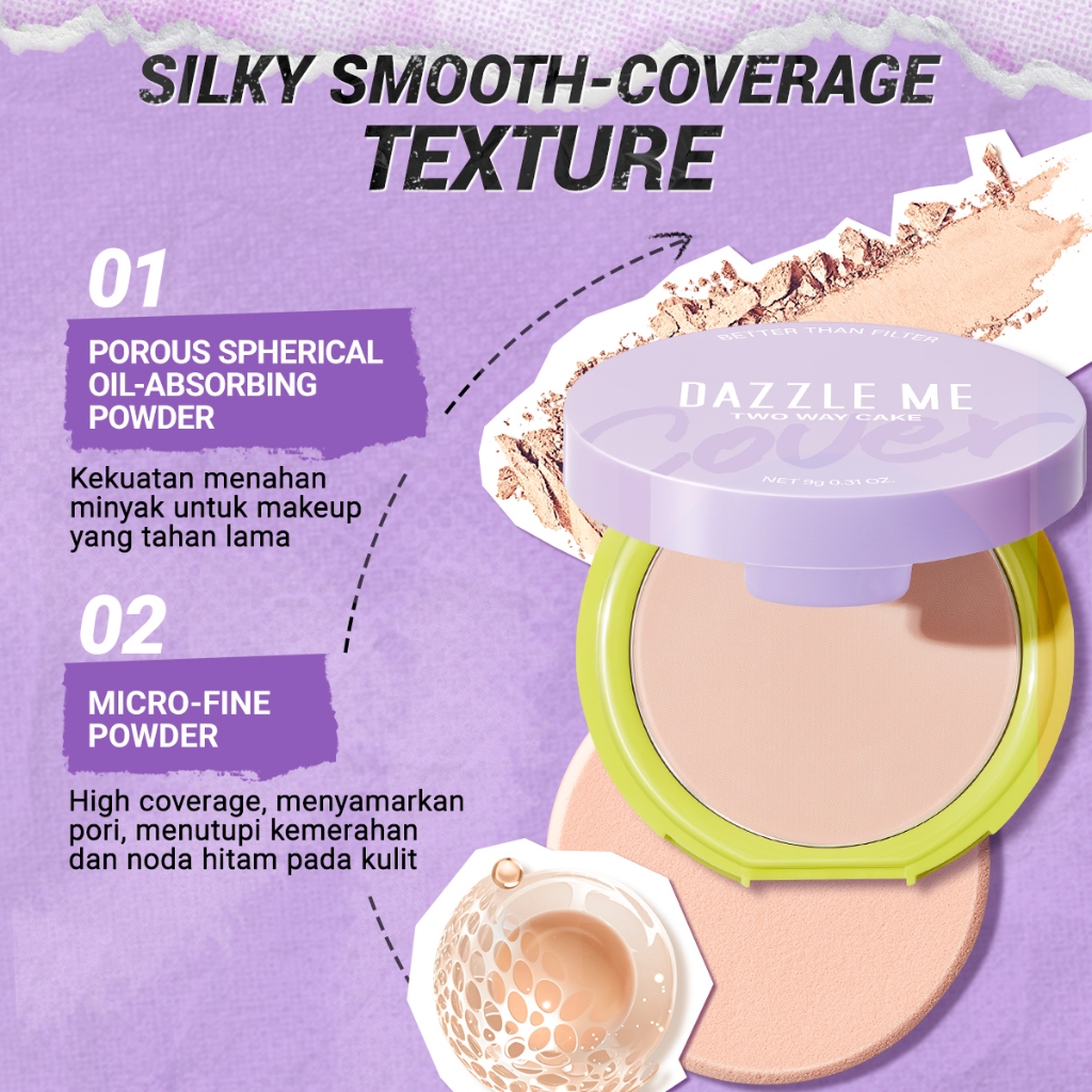 DAZZLE Me Better Than Filter Two Way Cake - W06 Deep Cocoa