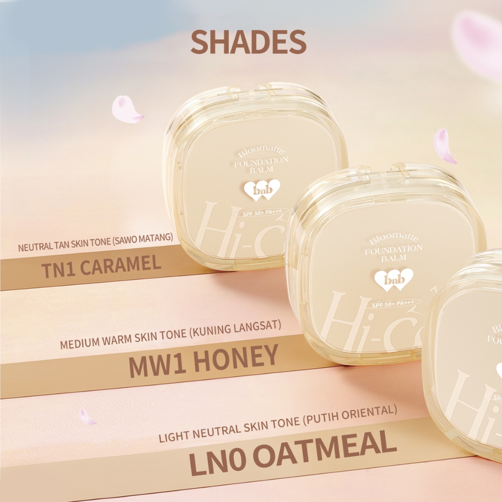 BNB Barenbliss Bloomatte Hi-Cover Foundation Balm 12gr - TN1 Caramel
