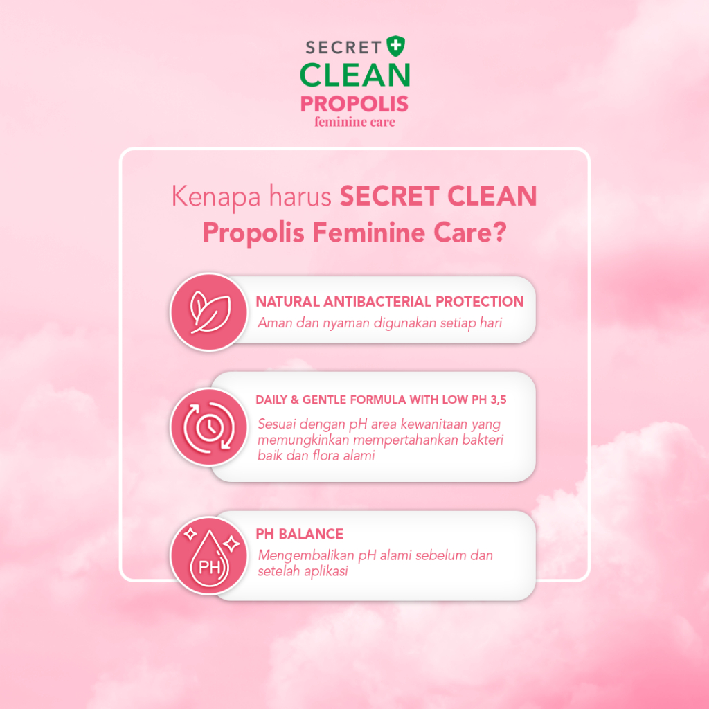 Secret Clean Propolis Feminine Wash 100ml
