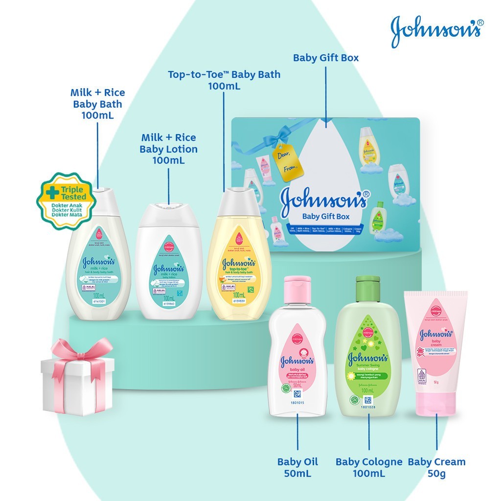 Johnsons Baby Gift Box (Starter Kit Set)